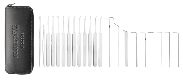 Southord M2000B – Kit de crochetage ultra-fin - 22 pièces - épaisseur 0,5mm
