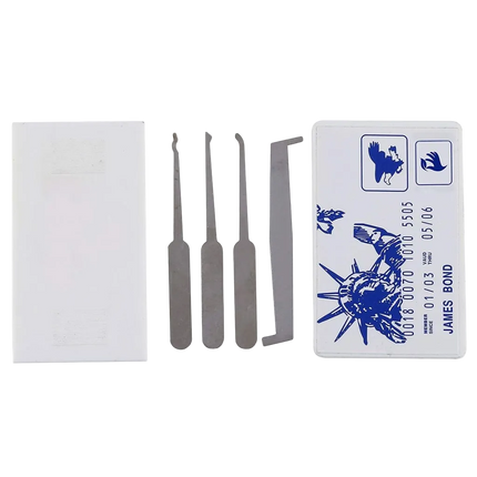 Kit de crochetage carte de crédit – 5 pièces