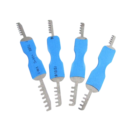 Peignes de crochetage Goso (4 pièces) – Pour cadenas à double rangée