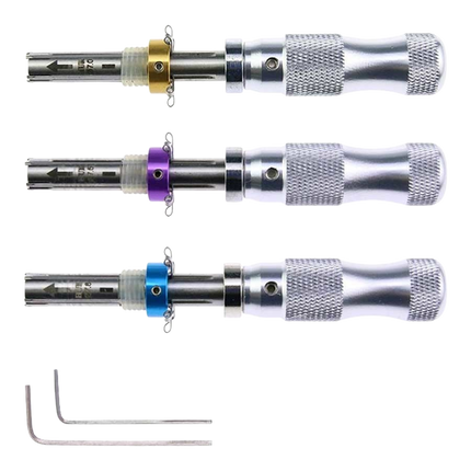 HUK tubular pick 7 goupilles (lot de 3 : 7,0mm, 7,5mm, 7,8mm)