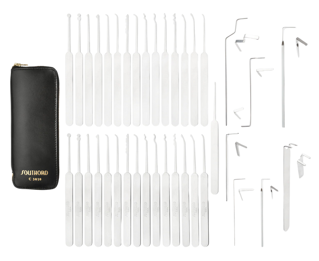 Kit de crochetage Southord (37 pièces, slim-line)
