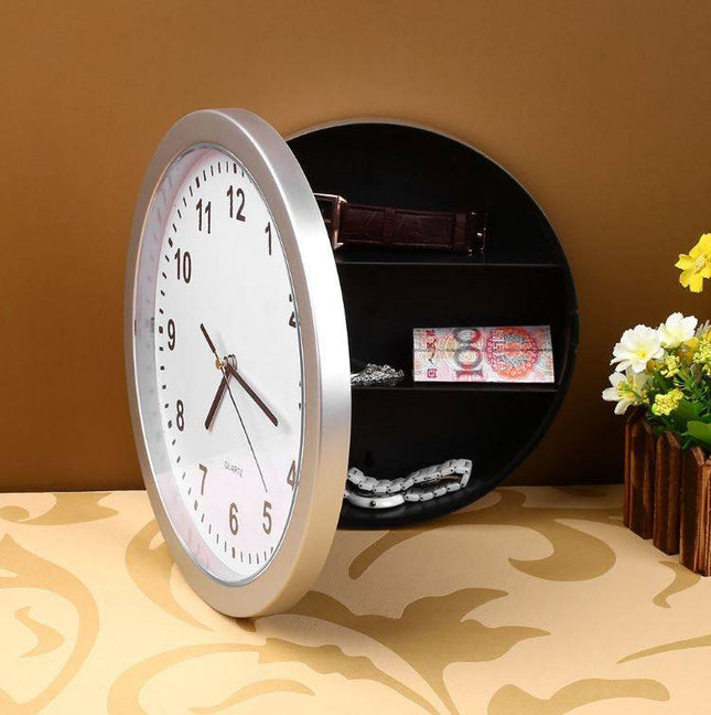Coffre-fort secret en horloge