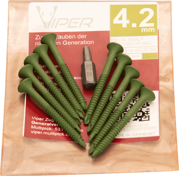 Vis extractrices V-PRO 4,2 mm (10 pièces) – Multipick